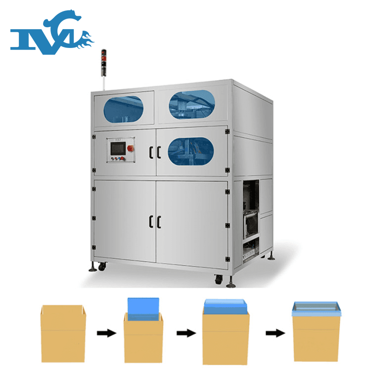 紙箱內套袋機